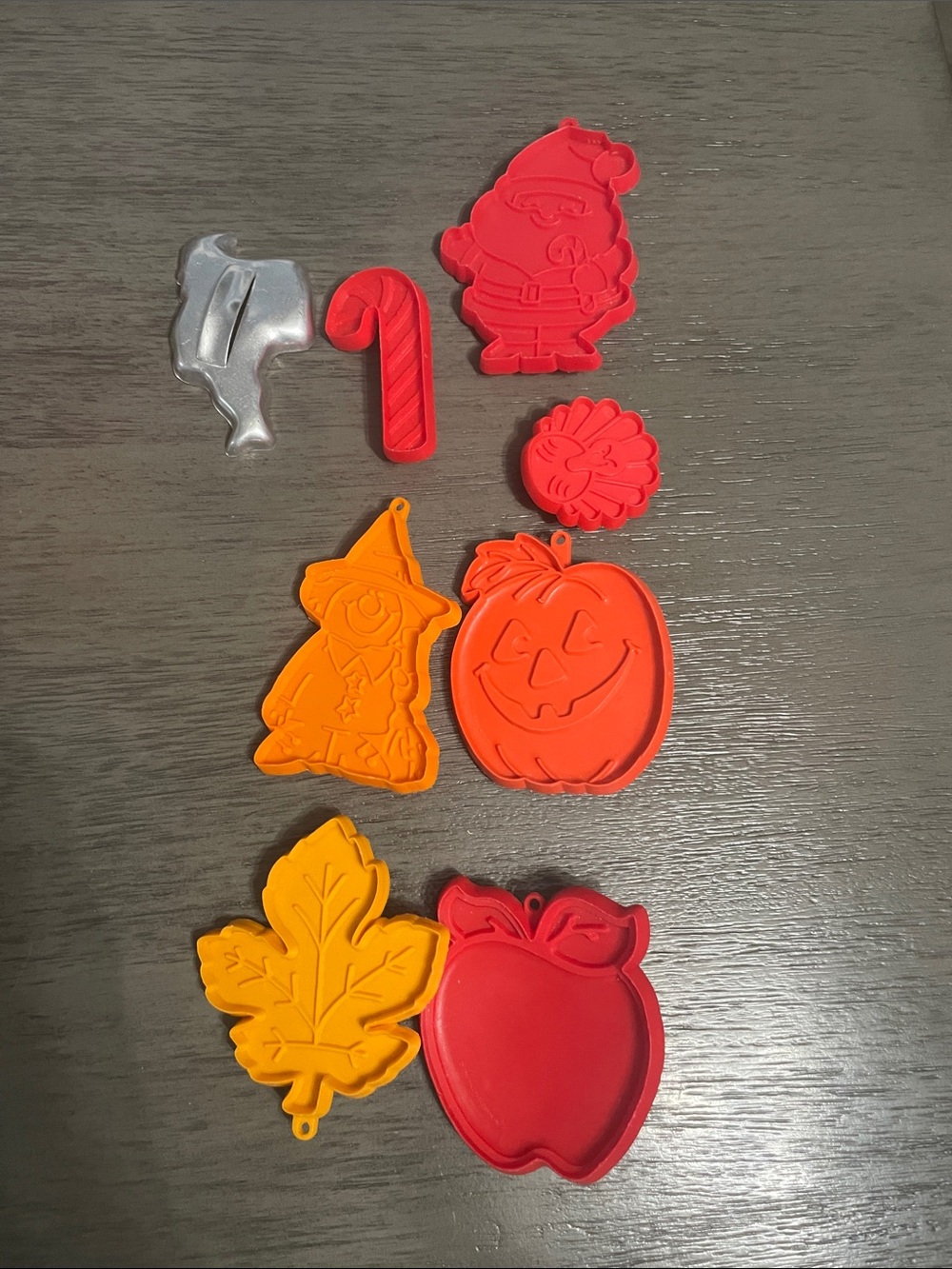 Holiday and Seasonal Cookie Cutter Set of 8 - fall & Christmas
